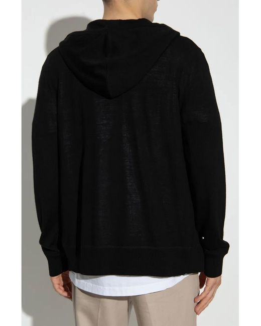 AllSaints Black Mode Hoodie for men