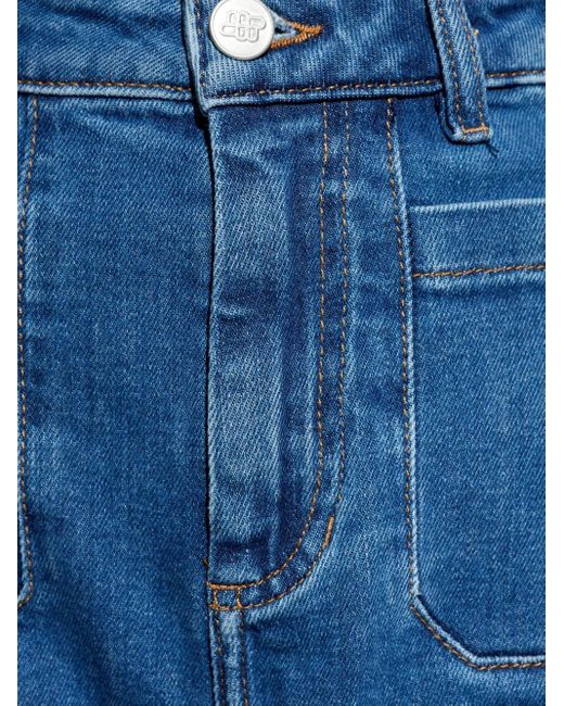 Munthe Blue Split-Seam Trousers