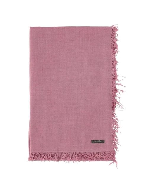 Faliero Sarti Purple Enrica Frayed Scarf