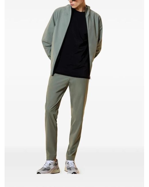 Rrd Green Hooded Zip Jacket for men