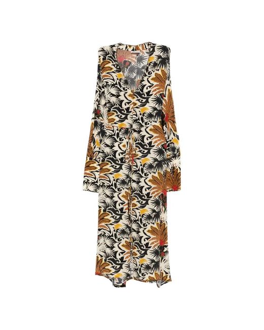 Anjuna White Cassandra Floral-Print Beach Maxi Dress
