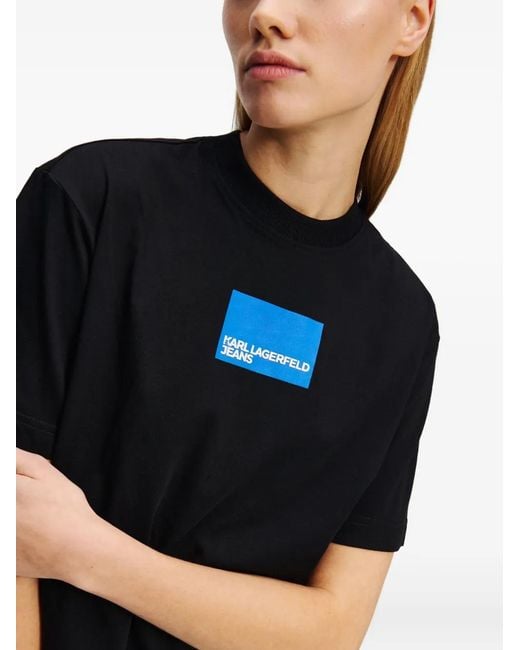Karl Lagerfeld Black Box Logo T-Shirt