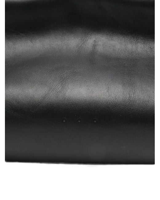 Aesther Ekme Black Medium Nina Leather Clutch Bag