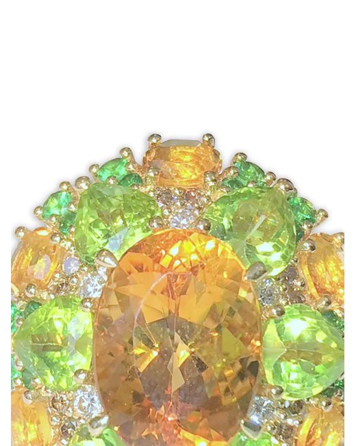 Stefere Green 18K Multi-Stone Ring