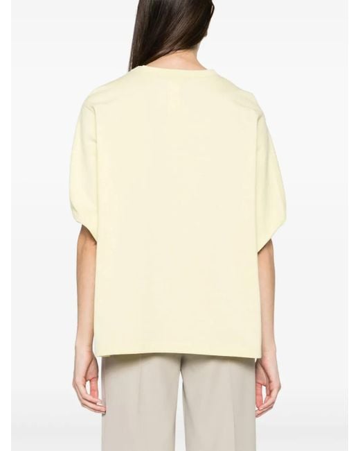 Fabiana Filippi Natural Cotton T-shirt