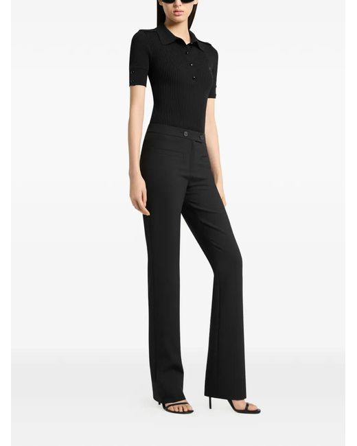 Courreges Black Flared Trousers