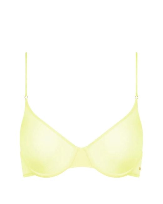Maison Close Yellow Double Sens Corbeille Sheer Bra