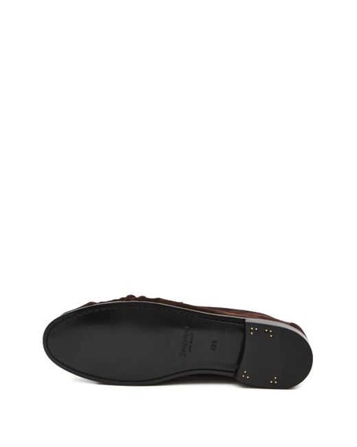 Saint Laurent Brown Le Loafers for men