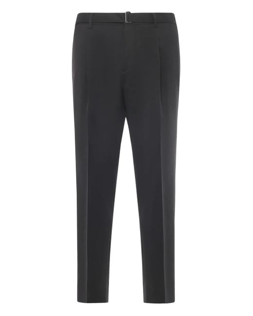 BE ABLE Gray Belt-Loops Trousers for men
