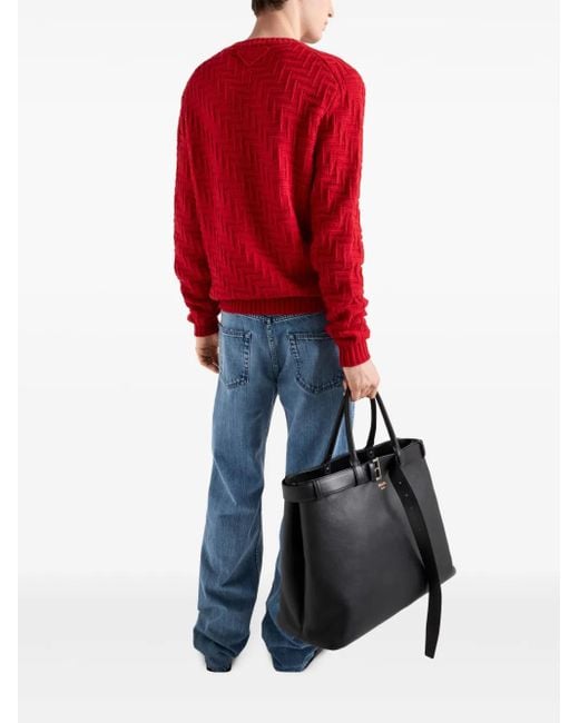 Prada Blue Low-Rise Jeans for men