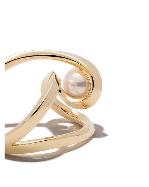 Tasaki 18Kt Geelgouden Atelier Aurora Akoya Ring in het White