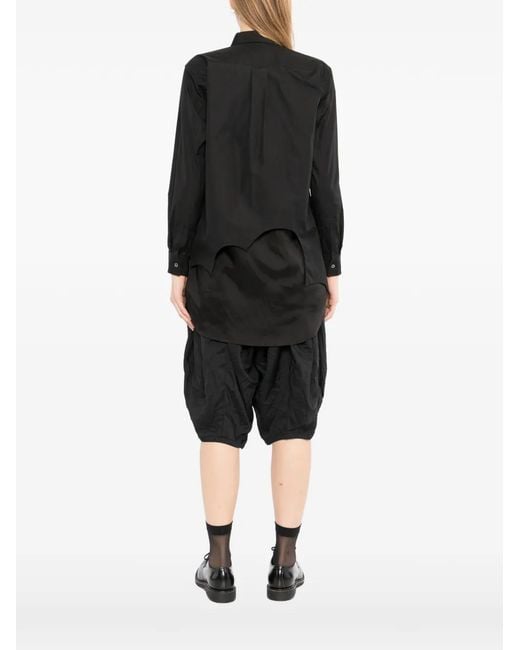 COMME DES GARÇON BLACK Black Chest-Pocket Shirt
