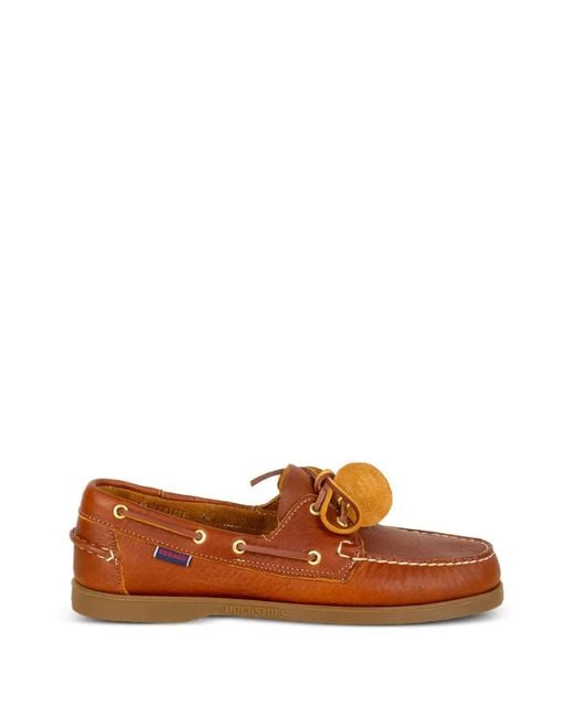 Sebago Brown Portland Artisan Adirondack Loafers for men