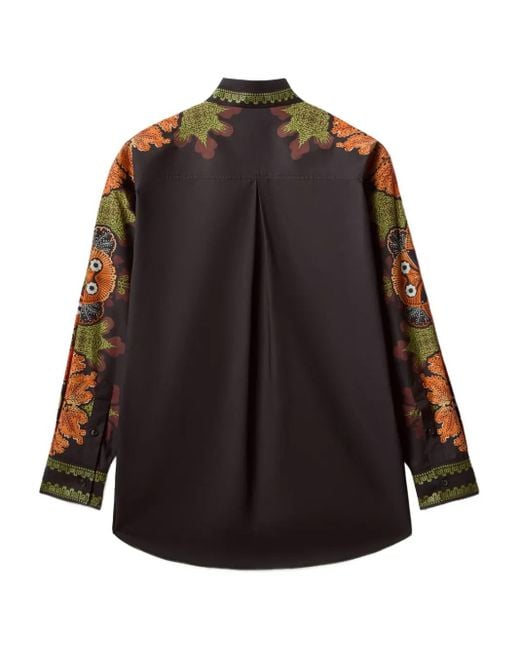 LaDoubleJ Blouse Met Bloemenprint in het Brown