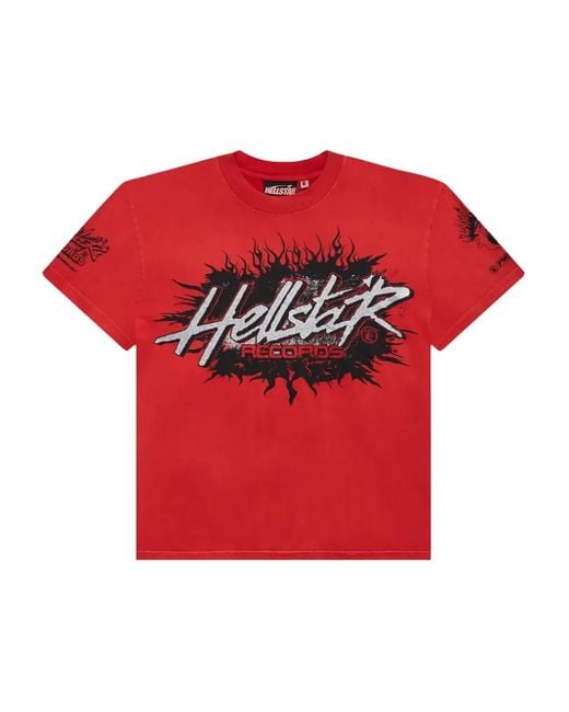 HELLSTAR Red Records T-Shirt for men