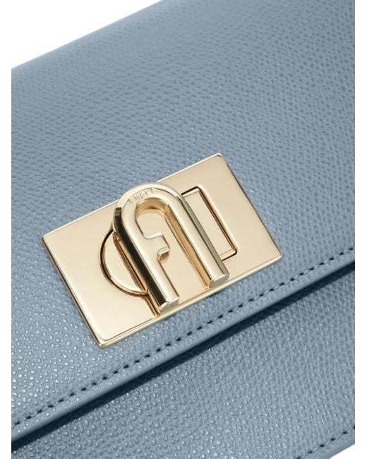 Furla チェーンストラップ サッチェルバッグ Blue