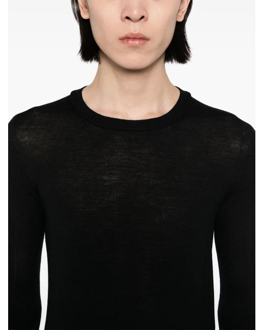 Masnada Black Cotton T-Shirt for men