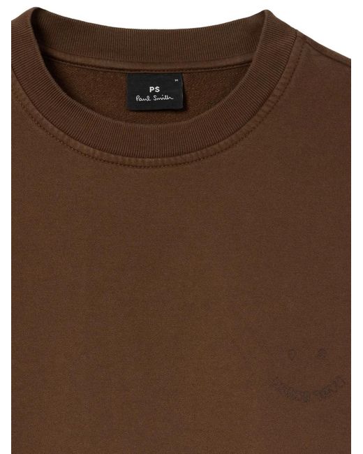 Paul Smith Brown Screw-Neck Sweatshirt for men