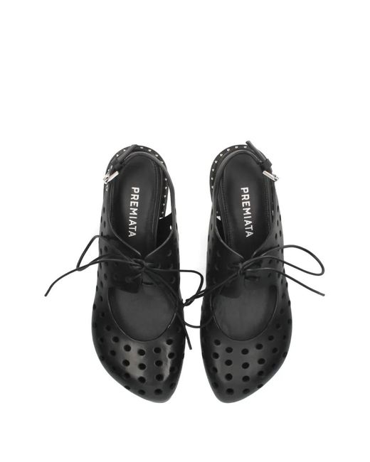 Premiata Black Escarpins À Bride Arrière