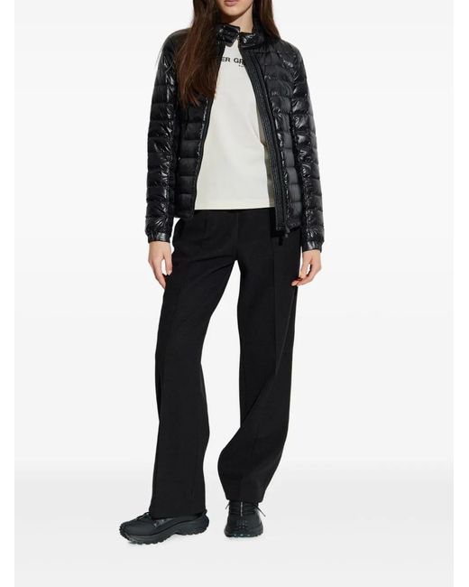 Moncler Black Drawstring Logo Track Pants