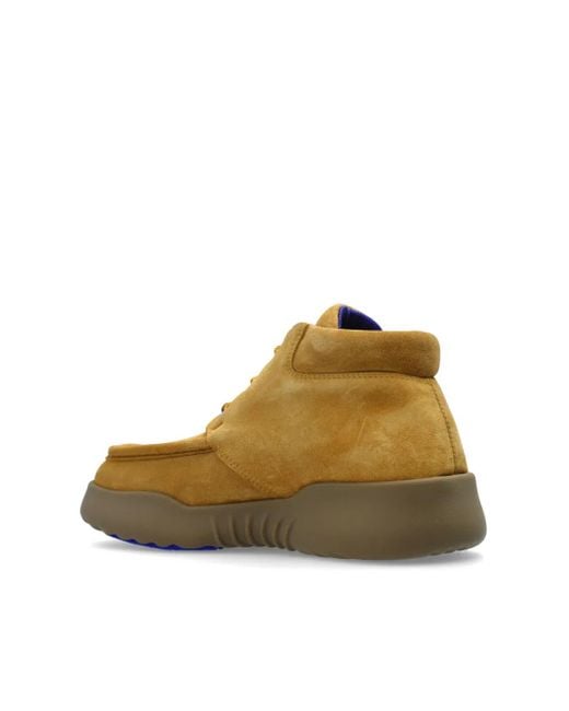 Burberry Brown Suede Sneakers for men