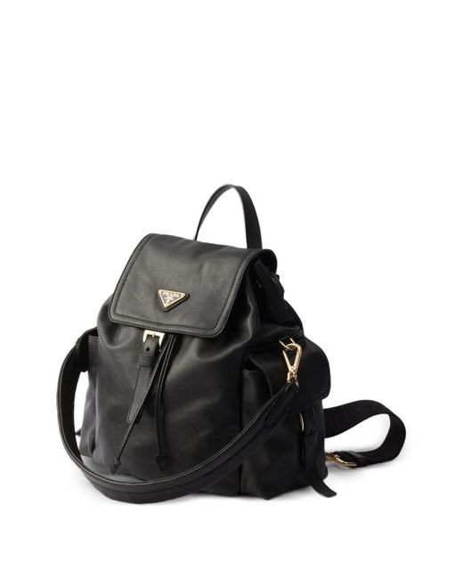 Prada Black Explore Medium Nappa Leather Backpack