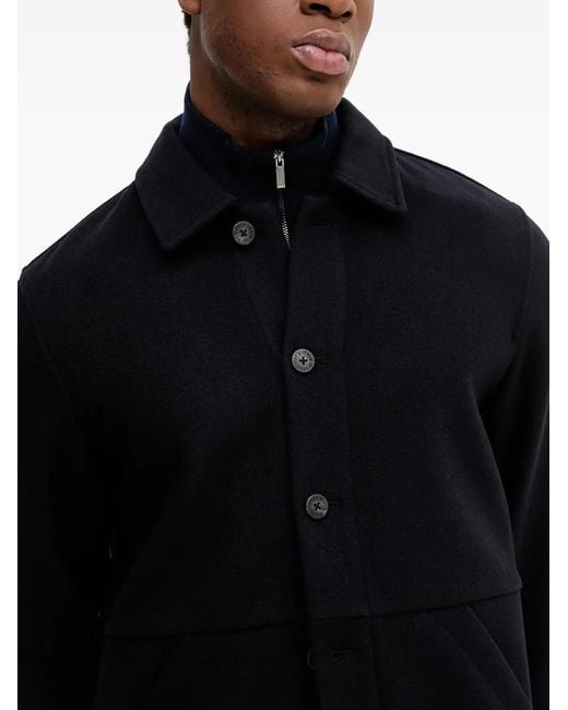 Marc O' Polo Black Button-Up Jacket for men