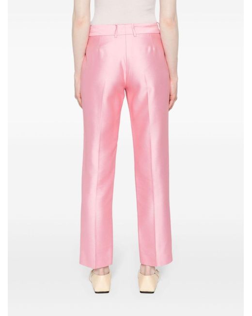 Pantalones de vestir ajustados Ermanno Scervino de color Pink