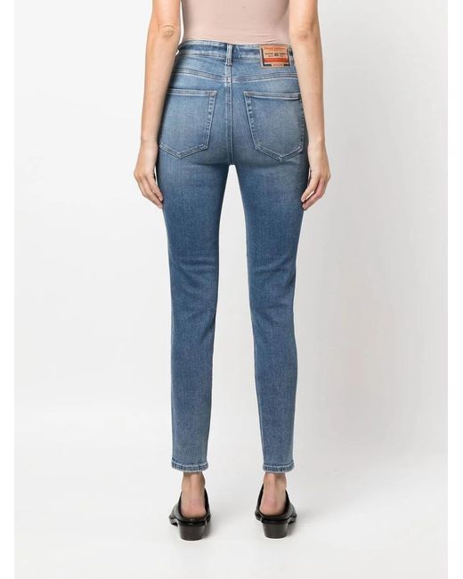 DIESEL Blue 1984 Slandy-High 09D62 Skinny Jeans
