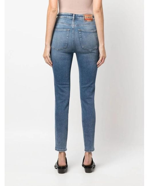 DIESEL Blue 1984 Slandy-High 09D62 Skinny Jeans