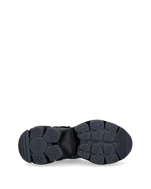 Buffalo Black Binary Ballerina Glam Crystal-Embellished Ballet Flats
