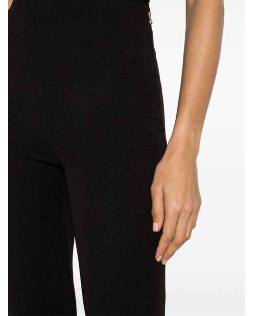 Pantalon slim à taille haute Patrizia Pepe en coloris Black