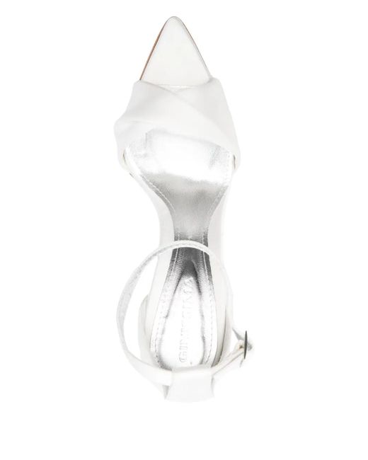 Ginissima White 95Mm Cleo Sandals