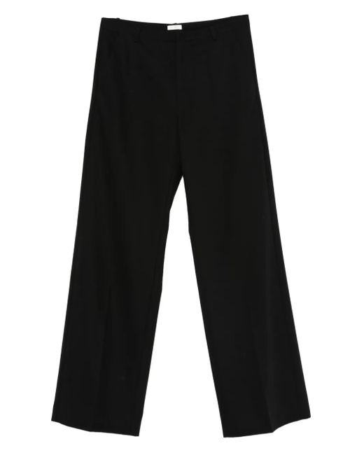 St. Agni Black Belt-Loops Trousers
