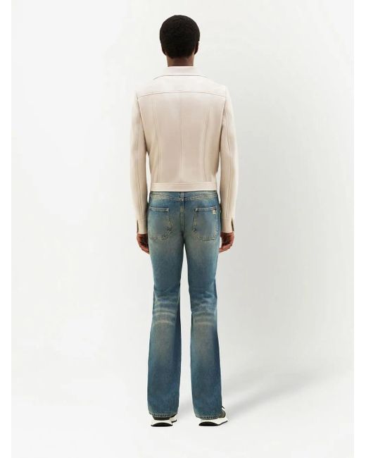 Courreges Natural Cropped Silk And Nylon Jacket for men