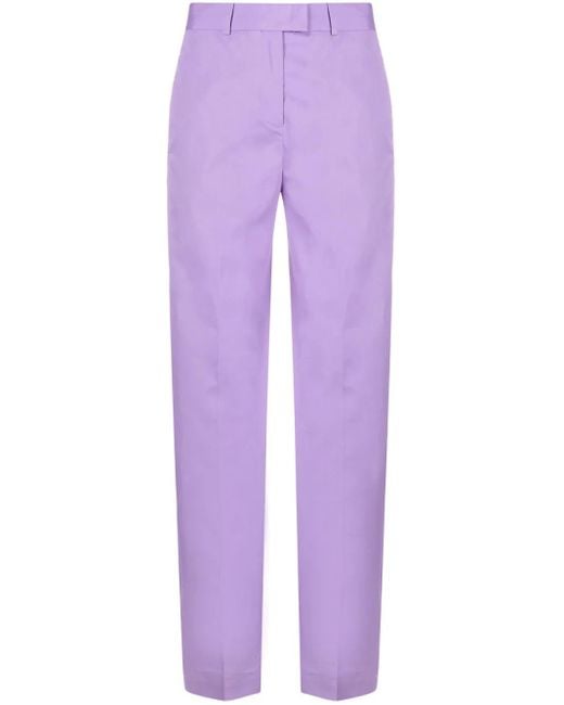 The Attico ハイウエスト ストレートパンツ Purple