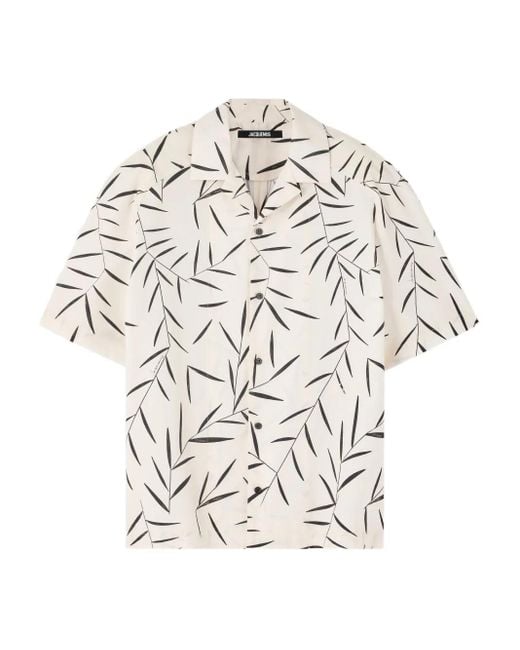 Jacquemus White Off Cotton Shirt for men