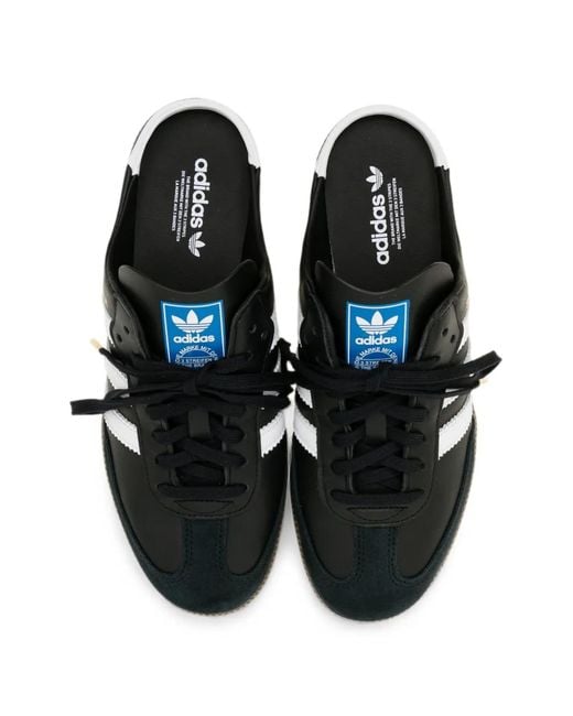 Adidas Black Samba Mules