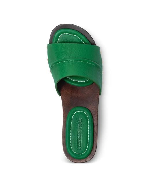 Bernardo Green Blyde Studded Sandals
