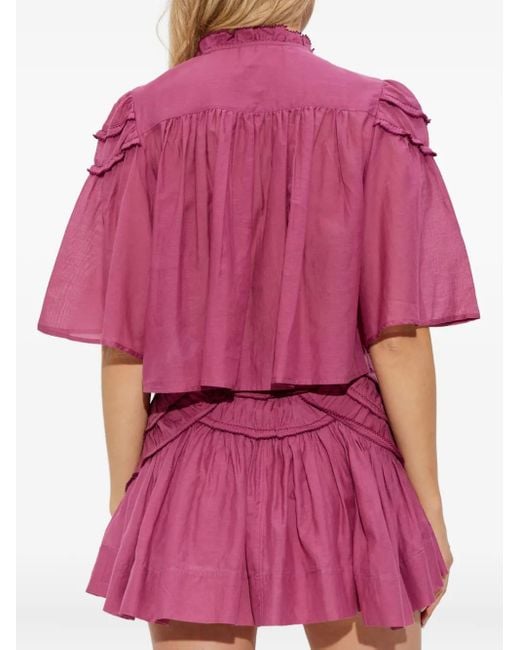 Top Carmen di Isabel Marant in Pink