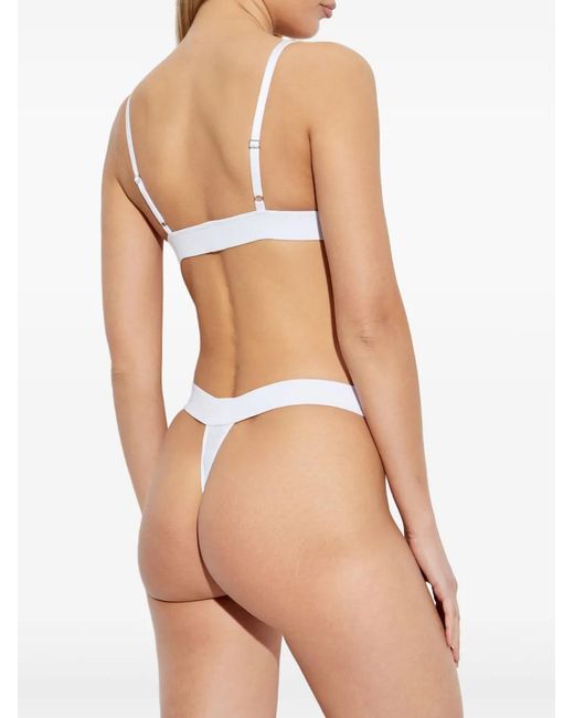 DSquared² White Heritage Thong