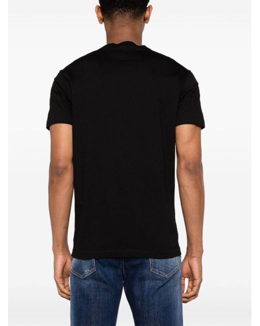 DSquared² T-Shirt mit grafischem Print in Black für Herren
