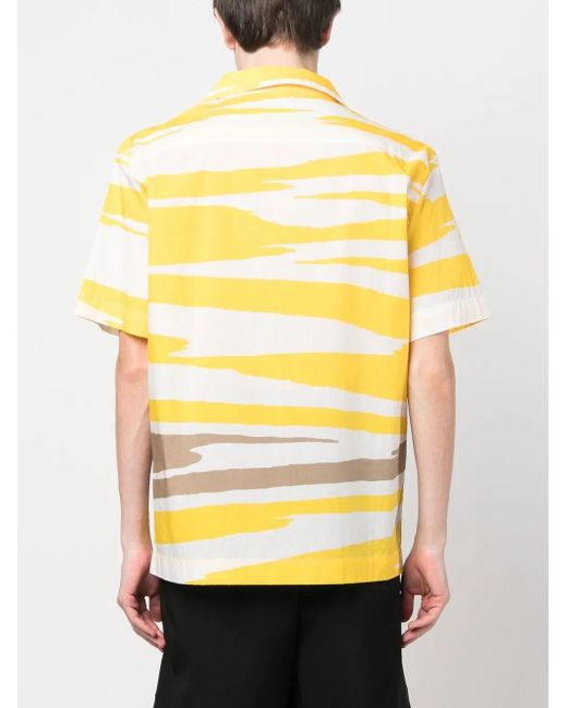 メンズ Missoni グラフィック ショートスリーブシャツ Yellow