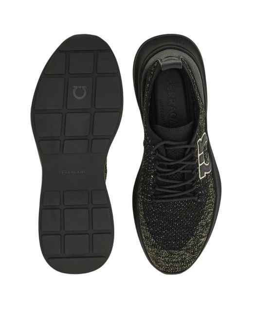 Ferragamo Black Trainers for men