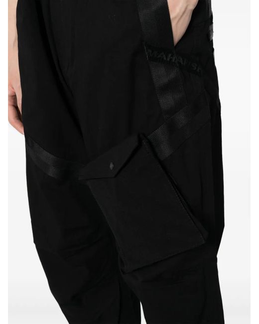 Maharishi Black 4548 Cordura Nyco Track Pants for men