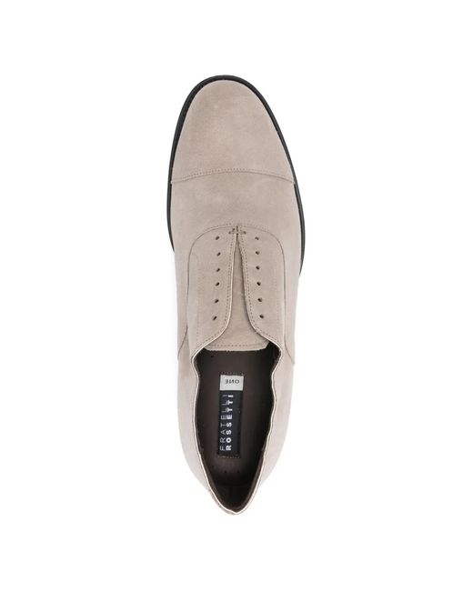 Fratelli Rossetti White Round Toe Shoes for men