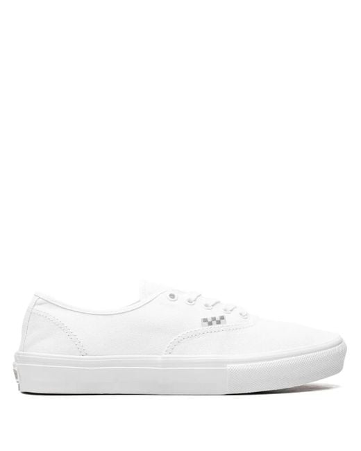 Vans White Skate Authentic "True" Sneakers
