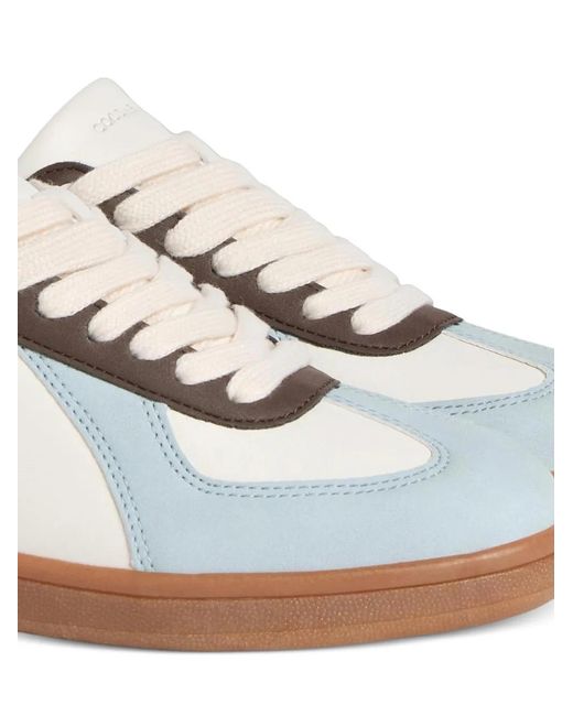 Coccinelle White C-Style 90 Logo-Embossed Sneakers