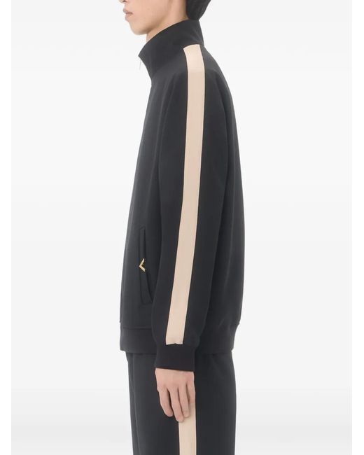 Valentino Garavani メンズ ブラック Vロゴ スウェットシャツの通販は 