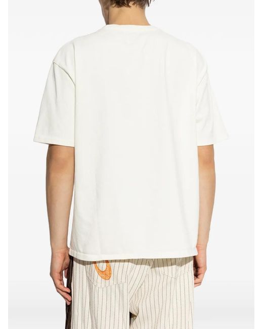 Rhude Gray Usa Sailing Icon Tee for men